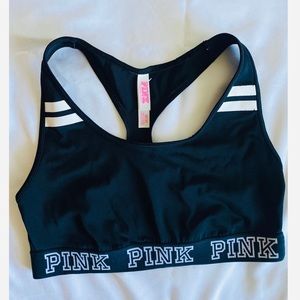 Black Sports Bra - Pink by Victoria’s Secret